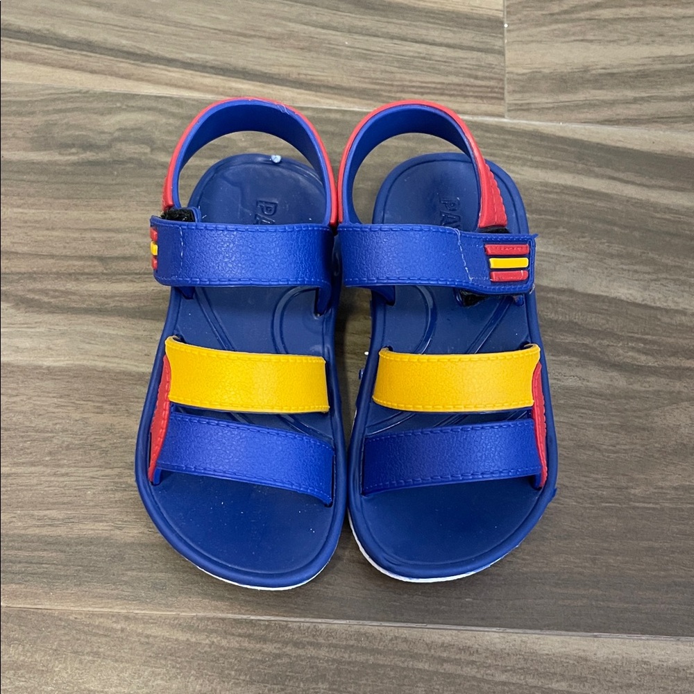 Payon Kids Blue and Yellow Sandals